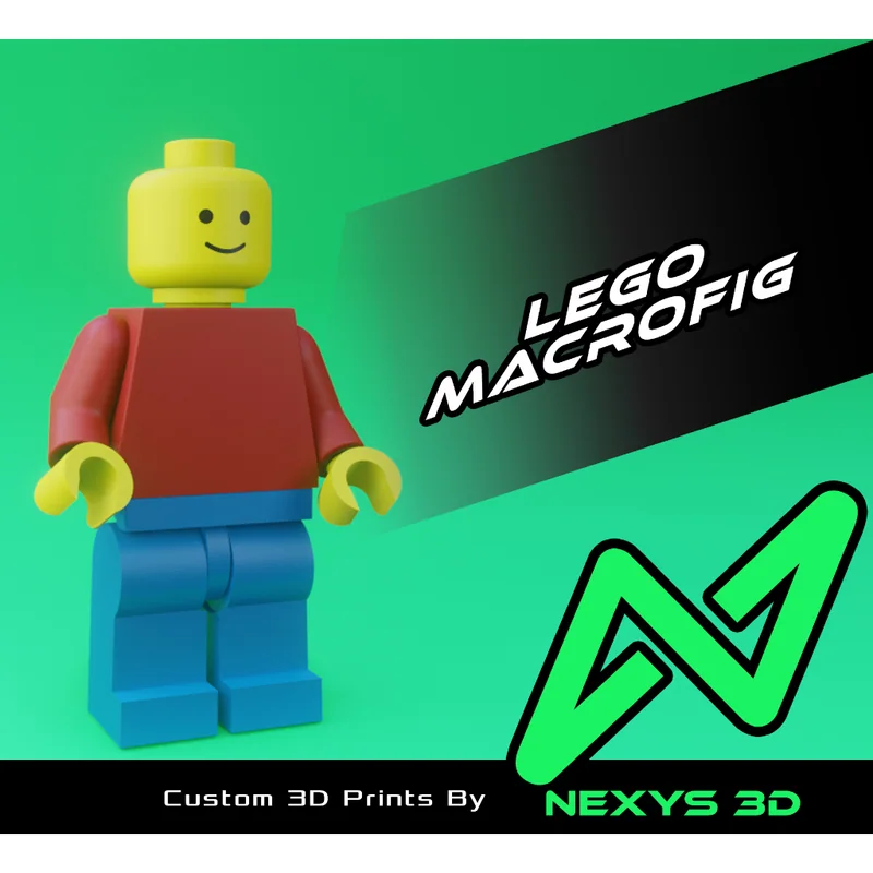 Macrofig 3D-Printed Custom Colors