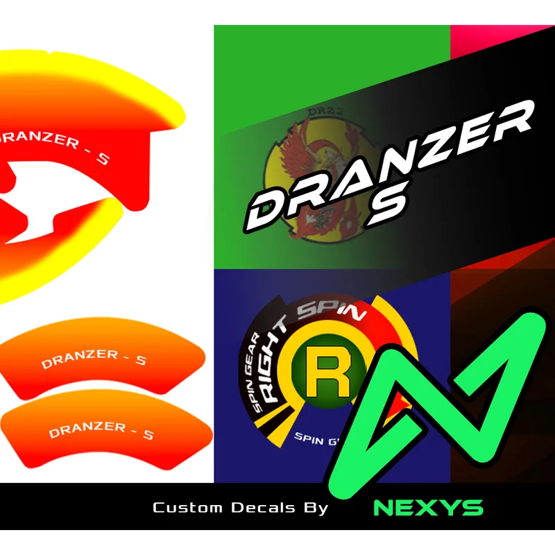 Beyblade Dranzer S - Sticker