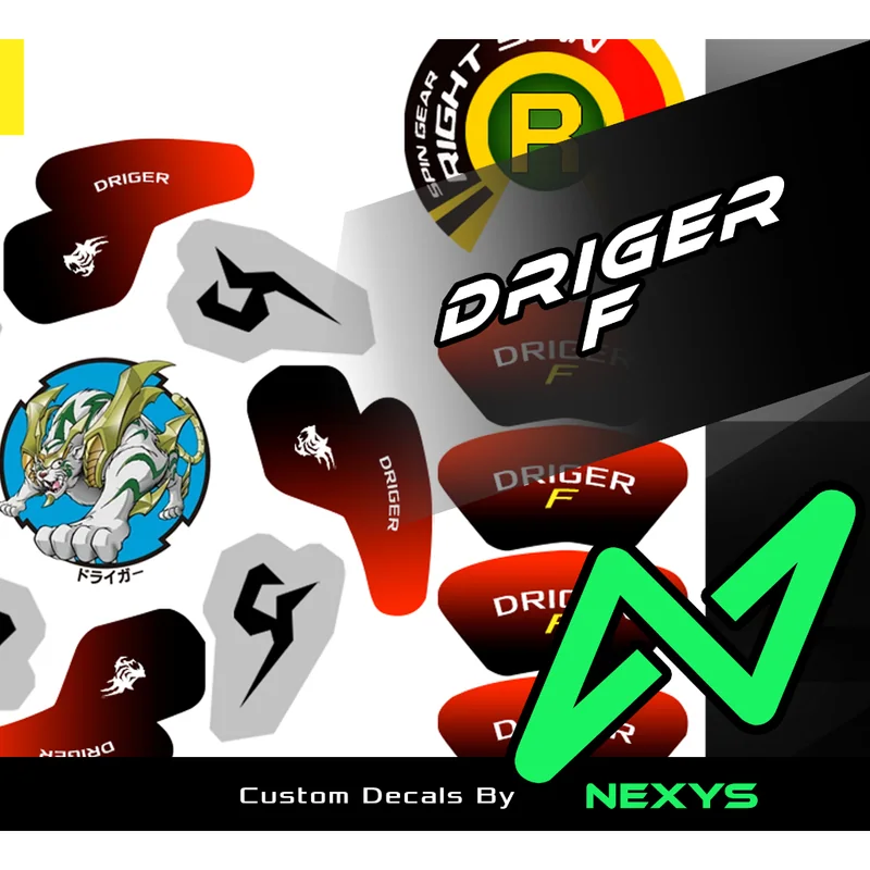 Beyblade Driger F - Sticker