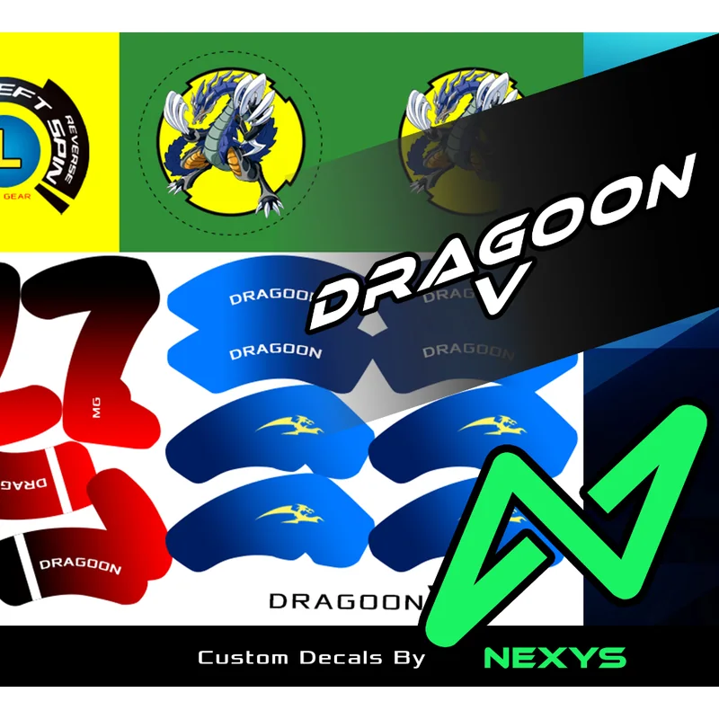 Beyblade Dragoon V - Sticker