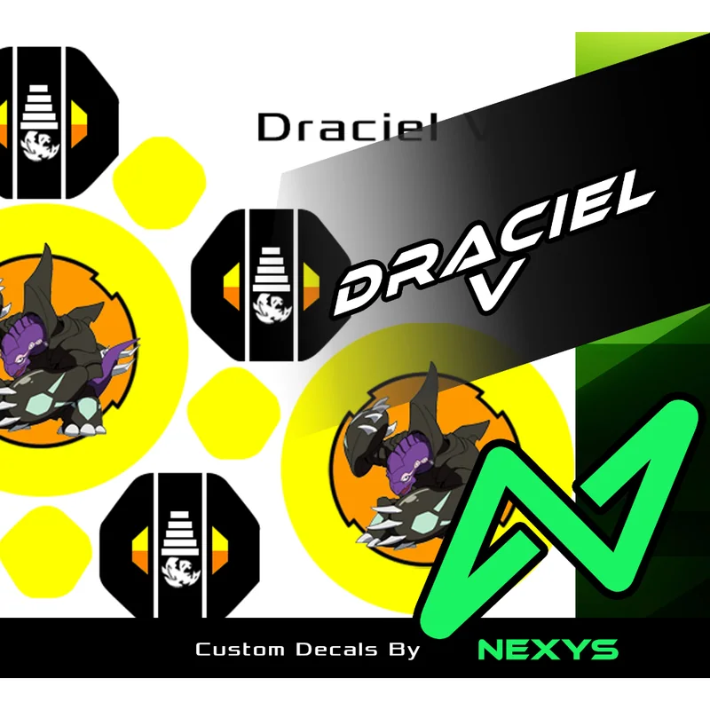 Beyblade Draciel V - Sticker