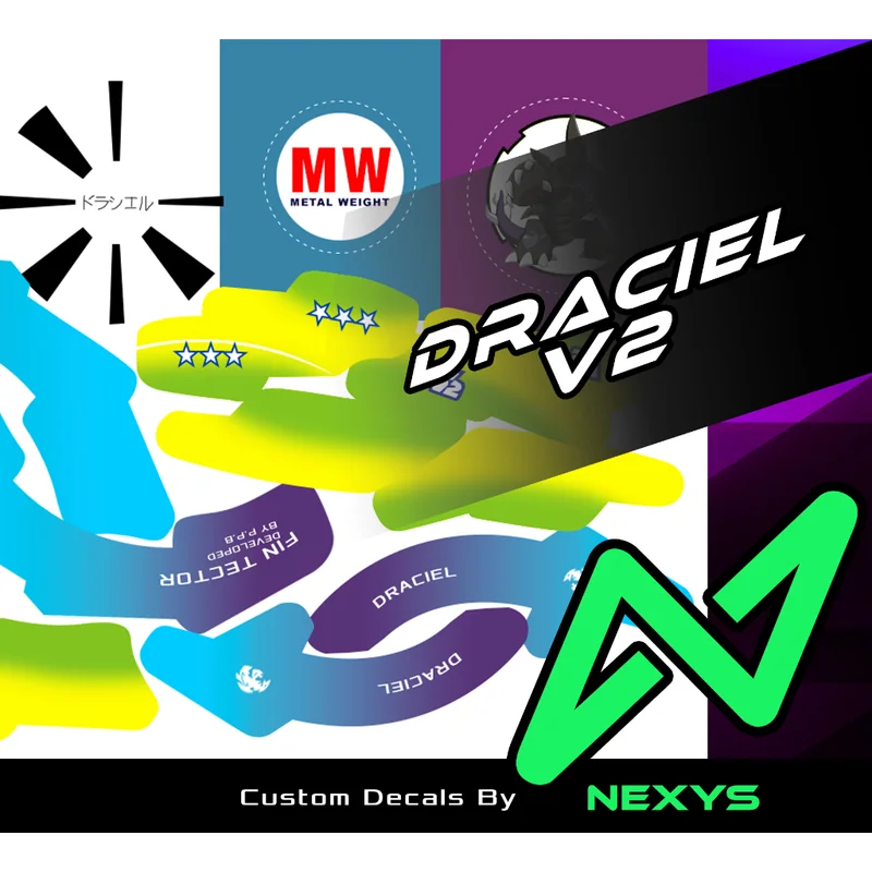 Beyblade Draciel V2 - Sticker