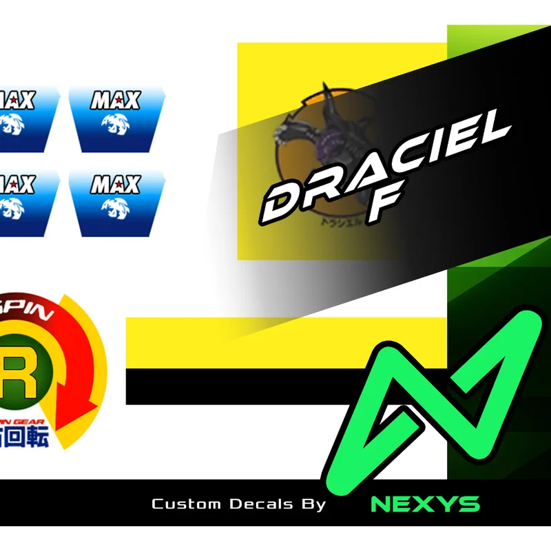 Beyblade Draciel F - Sticker