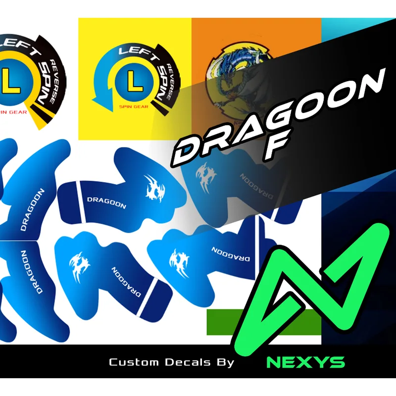 Beyblade Dragoon F - Sticker