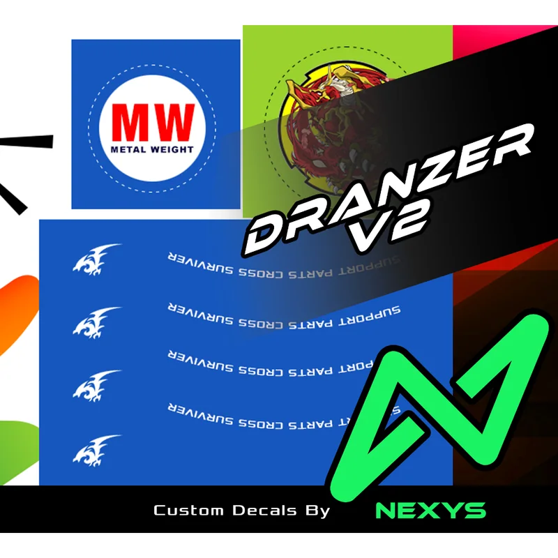 Beyblade Dranzer V2 - Sticker