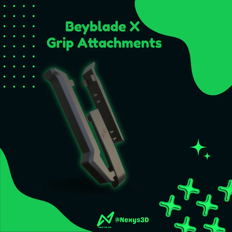 Beyblade X - Launcher Grip Attachments