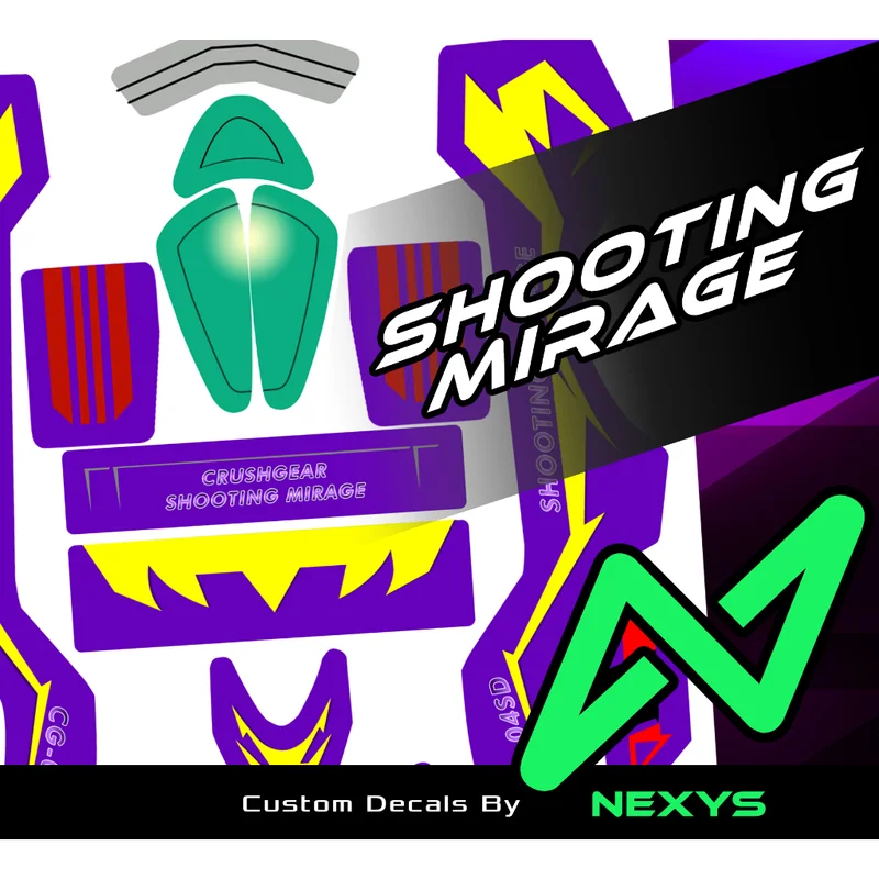 Crush Gear - Shooting Mirage Sticker