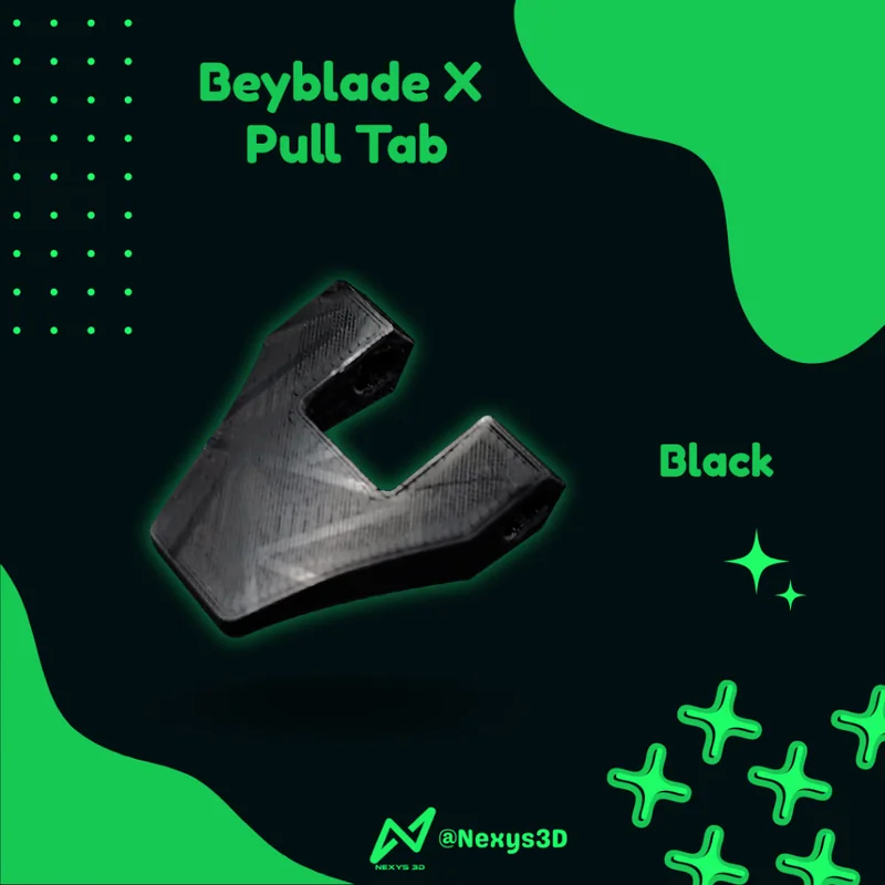 String Launcher Pull Tab for Beyblade X