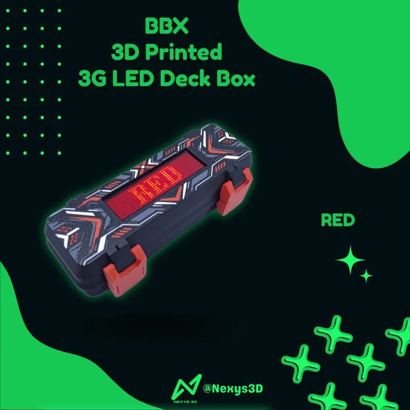 BBX 3D Printed 3G LED Deck Box